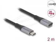 Удължителен USB-C 40Gbps - 2.0m