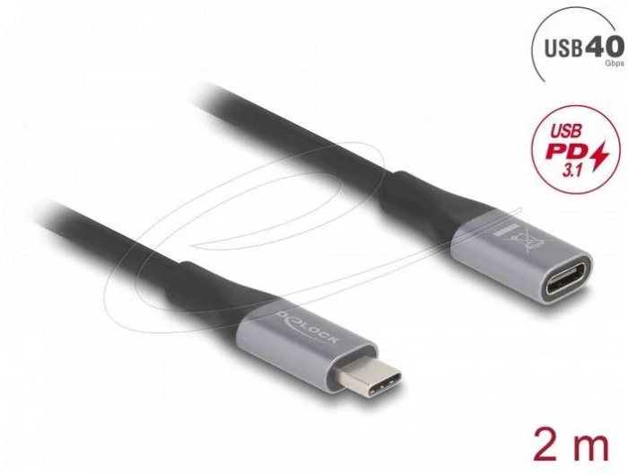 Удължителен USB-C 40Gbps - 2.0m
