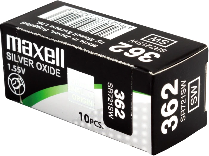Бутонна батерия MAXELL SR721 SW  AG11/362/ 1.55V