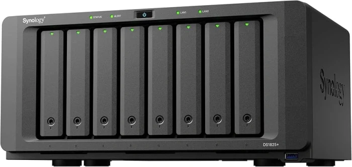 Мрежов сторидж Synology DS1825+, за 8 диска, AMD Ryzen V1500B - 4 Cores