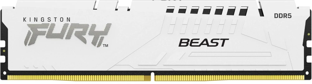 Kingston FURY Beast White 64GB (2x32GB) DDR5 6000MHz CL36