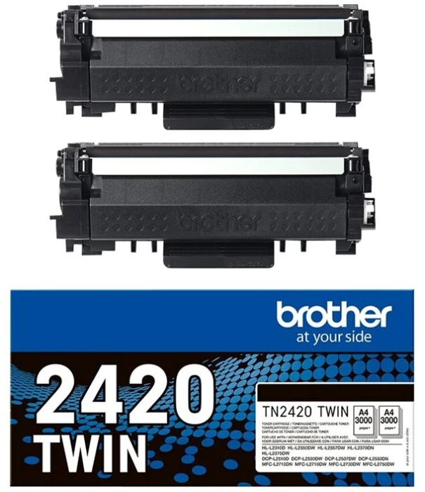 Brother TN-2420 Toner - 2 броя
