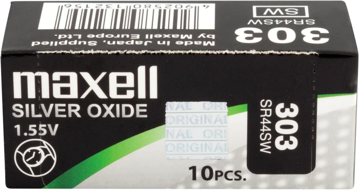 Бутонна батерия MAXELL SR44 SW/357/   1.55V