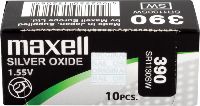Бутонна батерия MAXELL SR1130 SW /AG10/ 389/390/  1.55V