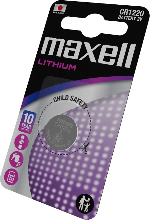 Бутонна батерия литиева MAXELL  CR1220 3V