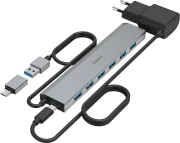 HAMA с адаптер 7 x USB 5Gbps
