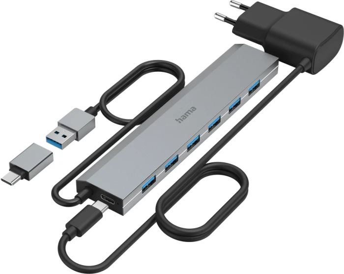 HAMA с адаптер 7 x USB 5Gbps