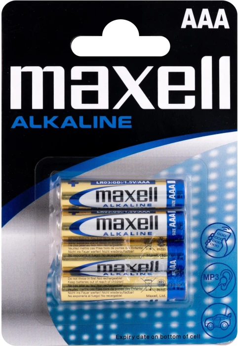 MAXELL Alkaline AAA 4 бр.