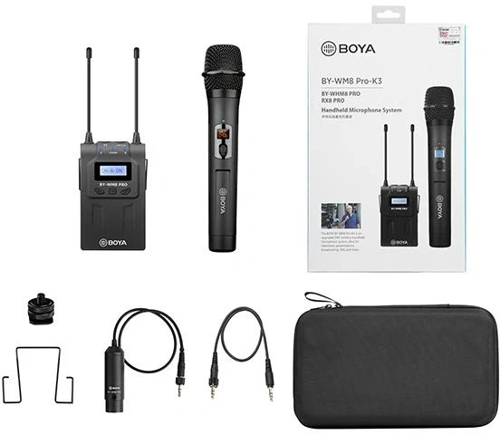 Безжичен микрофон с предавател BOYA BY-WM8 PRO K3
