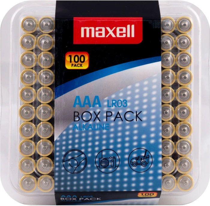 MAXELL Alkaline AAA Power Pack 100 бр.