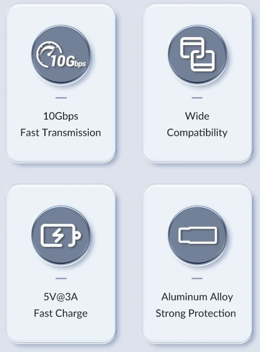 Orico Адаптер USB-A > USB-C 10Gbps