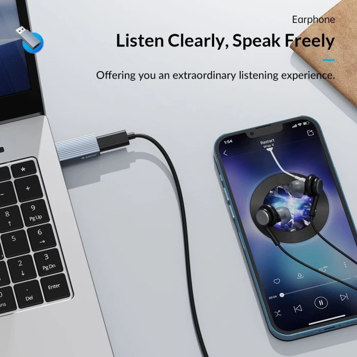 Orico Адаптер USB-A > USB-C 10Gbps