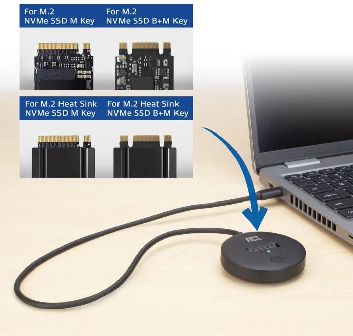 ACT M.2 NVMe Doc USB-C