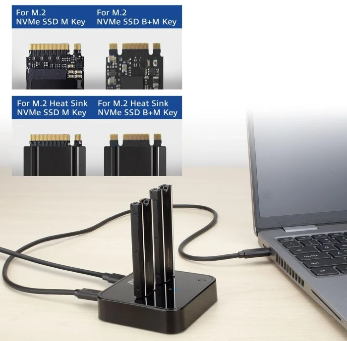 ACT Dock dual M.2 NVMe Clone