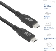ACT USB4-C 20Gbps 240W - 0.5m