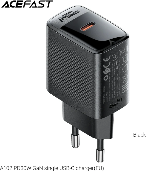 Acefast A102 Wall Charger GaN PD 30W