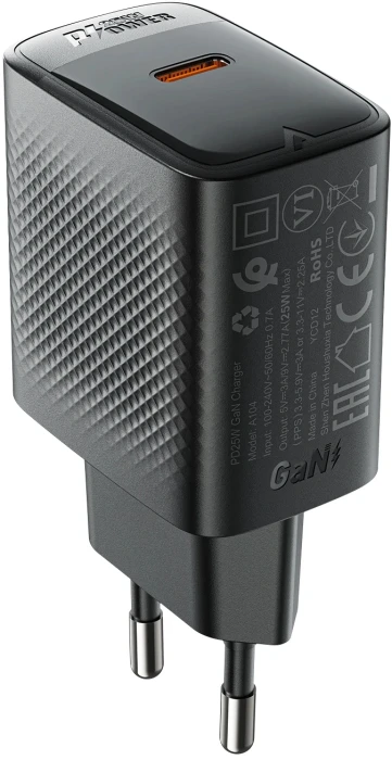 Acefast A104 Wall Charger GaN PD 25W
