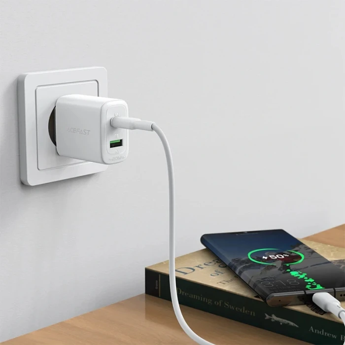 Acefast A25 Wall Charger GaN PD 20W