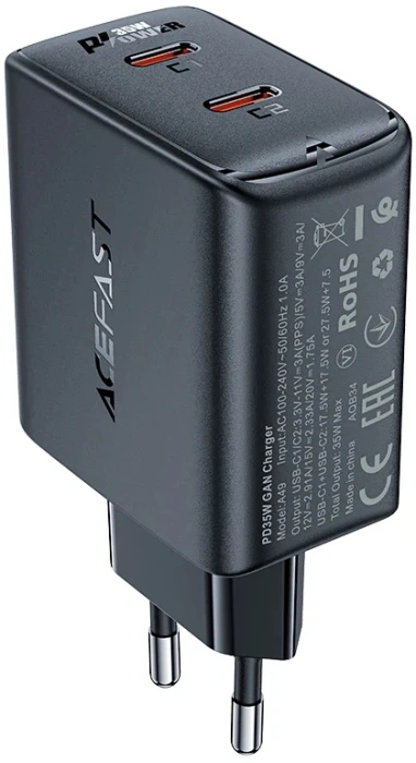 Acefast A49 Wall Charger GaN PD 35W