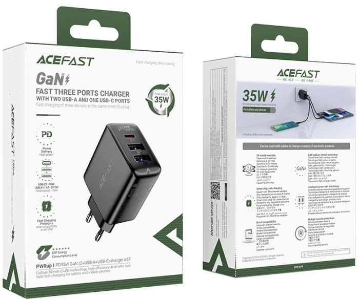 Acefast A57 Wall Charger GaN PD 35W