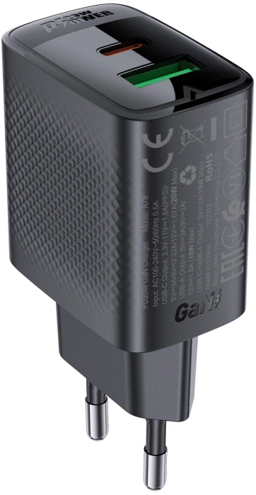 Acefast A78 Wall Charger GaN PD 20W