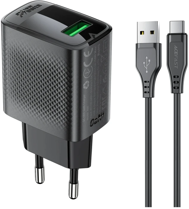 Acefast A90 Wall Charger GaN QC 18W