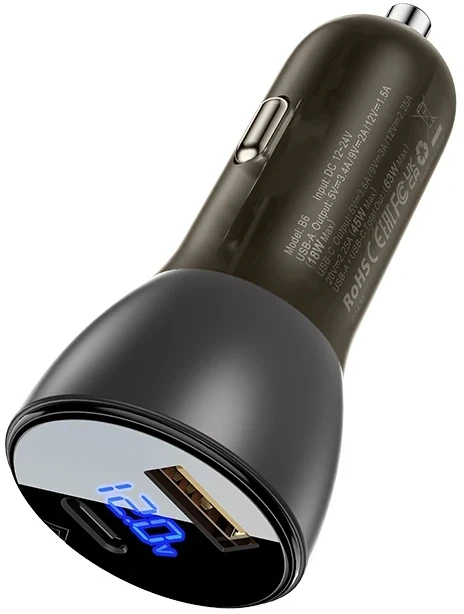 Acefast B6 Fast Charger Car PD3.0 63W