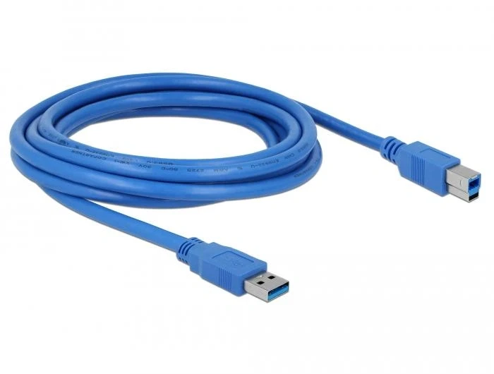 Delock Кабел USB-A > B 3m