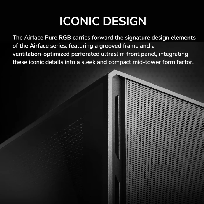 COUGAR AIRFACE PURE Black - Fixed RGB