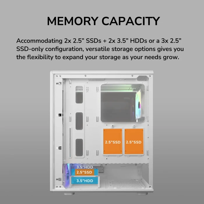 COUGAR AIRFACE PURE Black - Fixed RGB