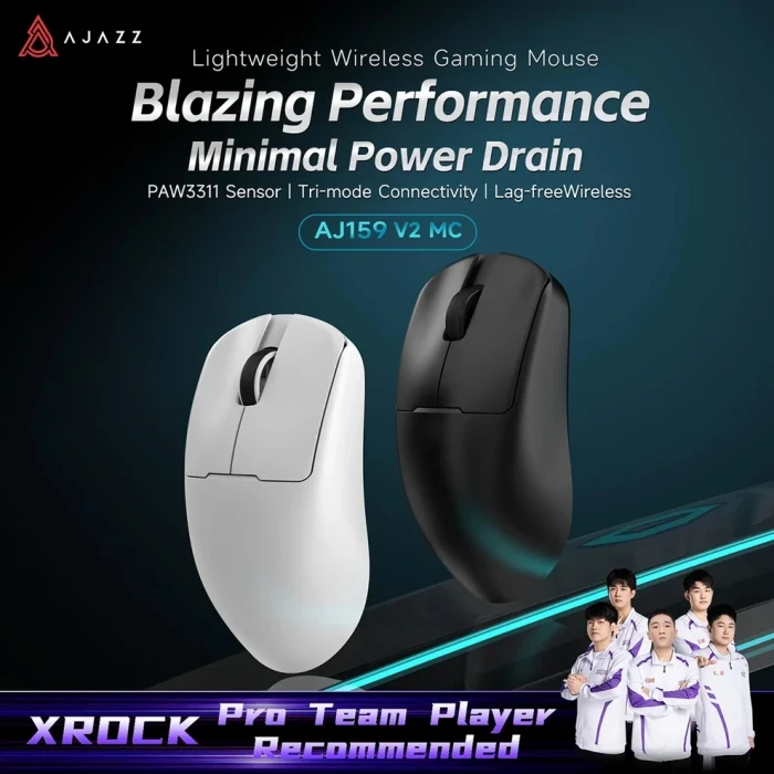 Ajazz AJ159 V2 MC 1K Wireless - Black