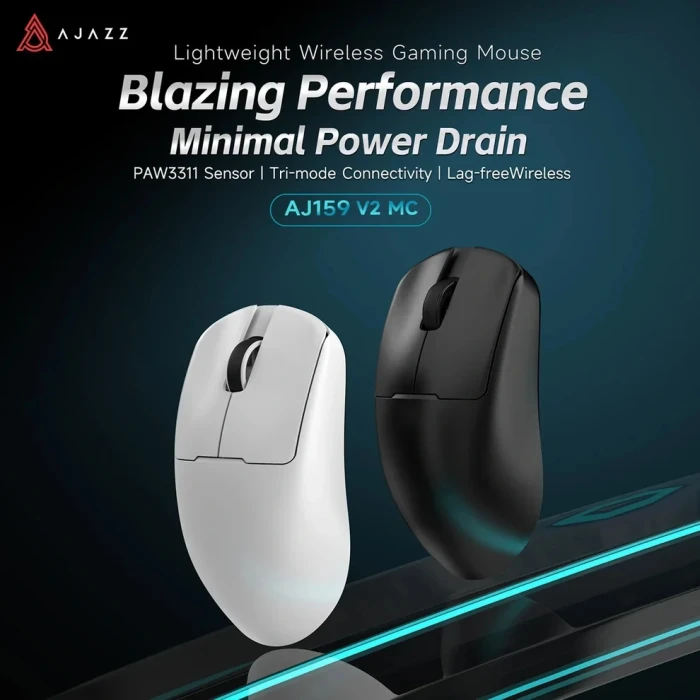 Ajazz AJ159 V2 MC 1K Wireless - White