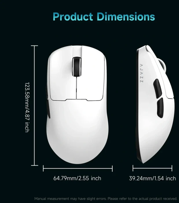 Ajazz AJ159 V2 MC 1K Wireless - White