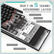 Ajazz AK820 - Red Switches Linear