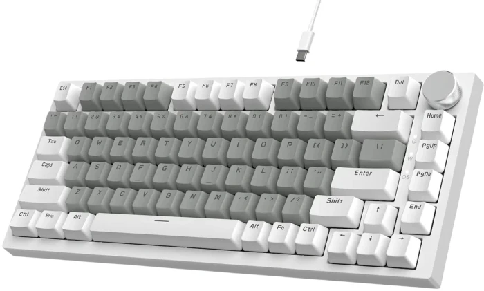 Ajazz AK820 White Light - Yellow Linear