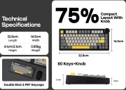 Ajazz AK820 V2 - Magnetic Linear