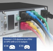 ACT Захранващ IEC C14 > IEC C15 - 2.0m