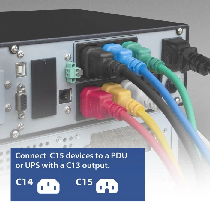 ACT Захранващ IEC C14 > IEC C15 - 2.0m
