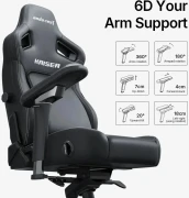 Anda Seat Kaiser 4 V2 - Fabric Dark Grey