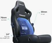 Anda Seat Kaiser 4 V2 - Fabric Dark Grey