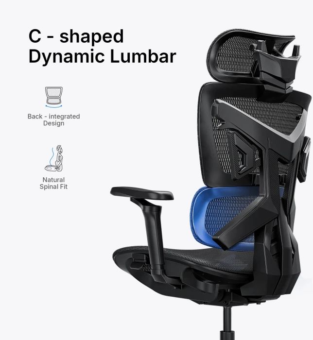 Anda Seat X-Air Mega - XL Black Mesh