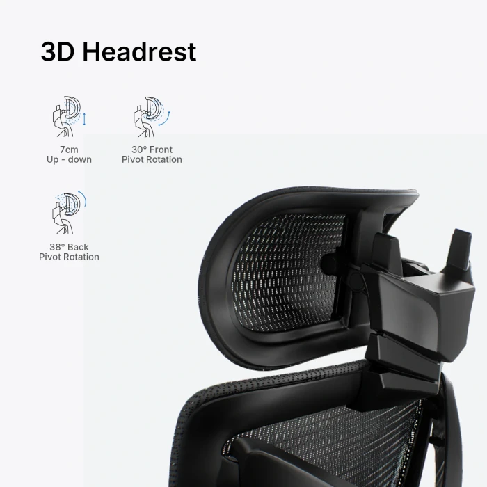 Anda Seat X-Air Mega - XL Black Mesh
