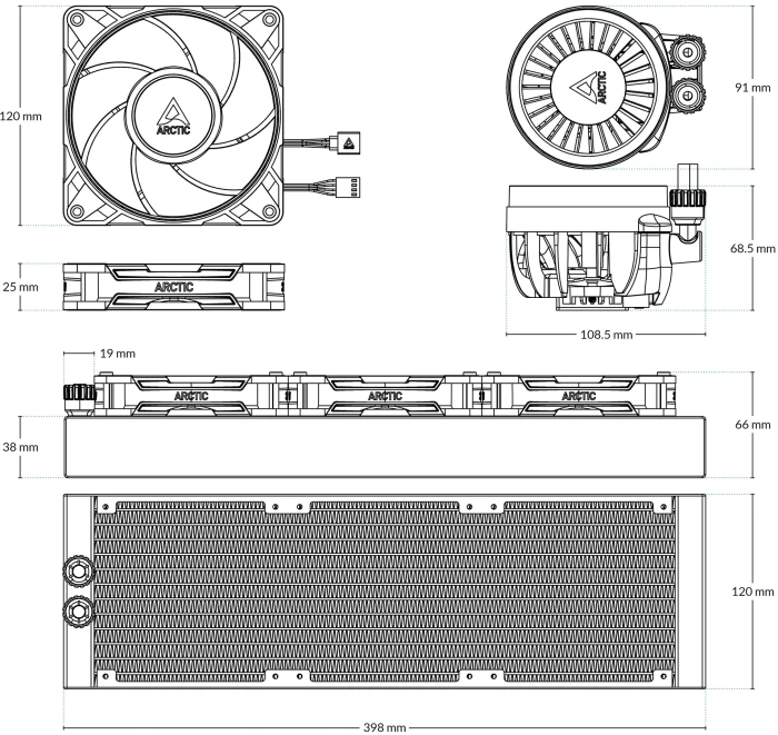 Arctic Liquid Freezer III Pro 360 A-RGB