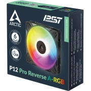 ARCTIC P12 Pro Reverse A-RGB Black 3in1