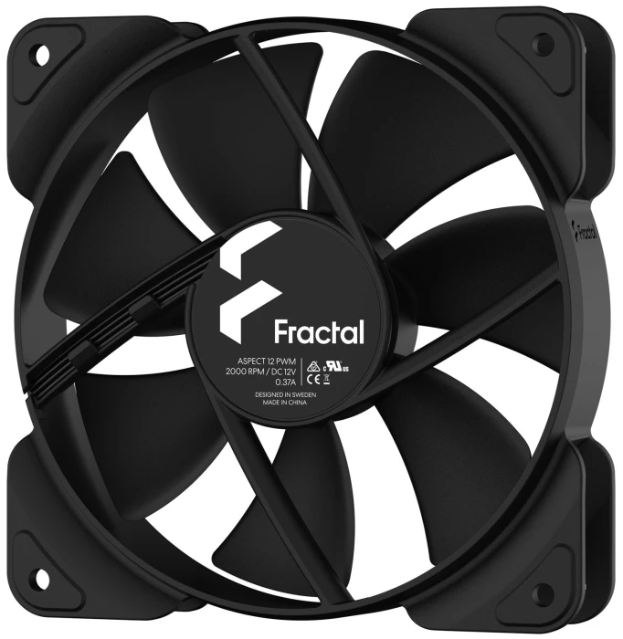 FRACTAL DESIGN ASPECT 12 Black