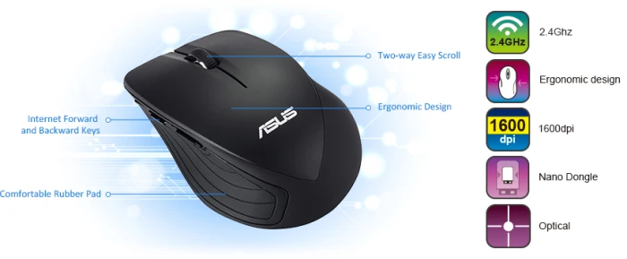 Asus WT465 Wireless Black