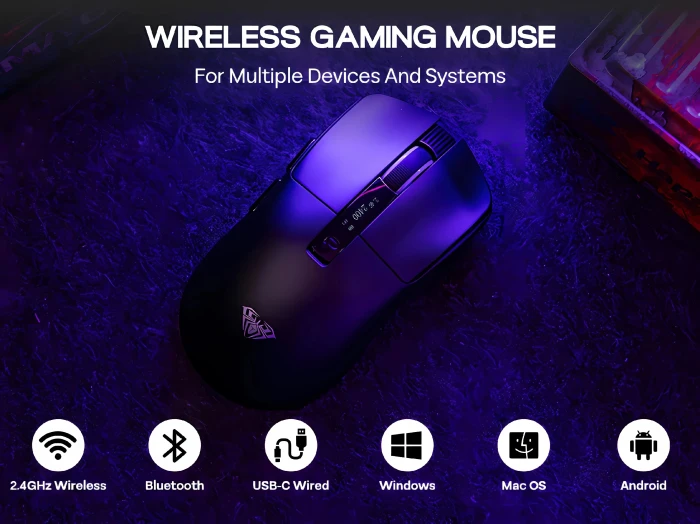 Aula Wireless SC590 PRO - Black