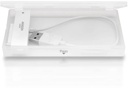 AXAGON ADSA-1S USB2.0 - SATA HDD External Adapter Incl. 2.5" Case