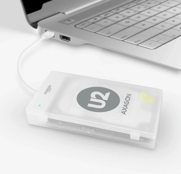 AXAGON ADSA-1S USB2.0 - SATA HDD External Adapter Incl. 2.5" Case