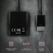 AXAGON RVH-VGN адаптер HDMI > VGA